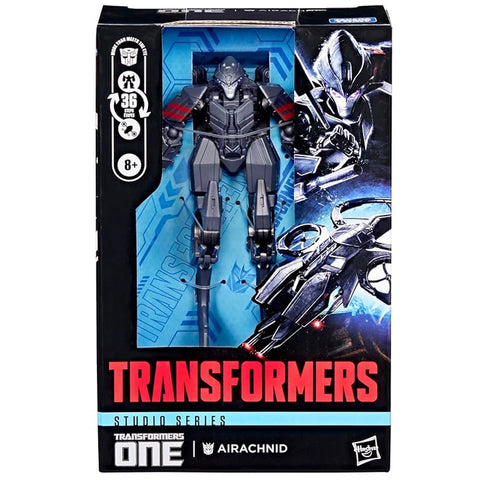 Transformers movie studio series TFone airachnid deluxe hasbro usa box package front