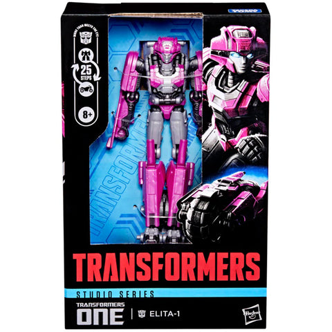 Transformers movie studio series TFone Elita-1 deluxe cybertronian hasbro usa box package front