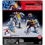 Transformers movie studio series TFTM Dinobot Grimlock & Autobot wheelies leader reissue hasbro usa box package back