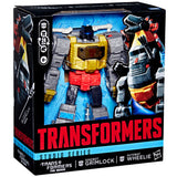 Transformers movie studio series TFTM Dinobot Grimlock & Autobot wheelies leader reissue hasbro usa box package front angle
