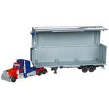 Transformers Movie Trilogy Series Optimus Prime with Trailer deluxe hasbro semi truck trailer open