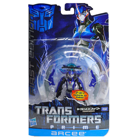 Transformers Prime First Edition 002 Arcee Deluxe takaratomy-japan variant box package front photo