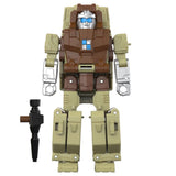 Transformers Retro G1 Autobot Outback deluxe hasbro usa walmart exclusive tan robot action figure toy accessories front render