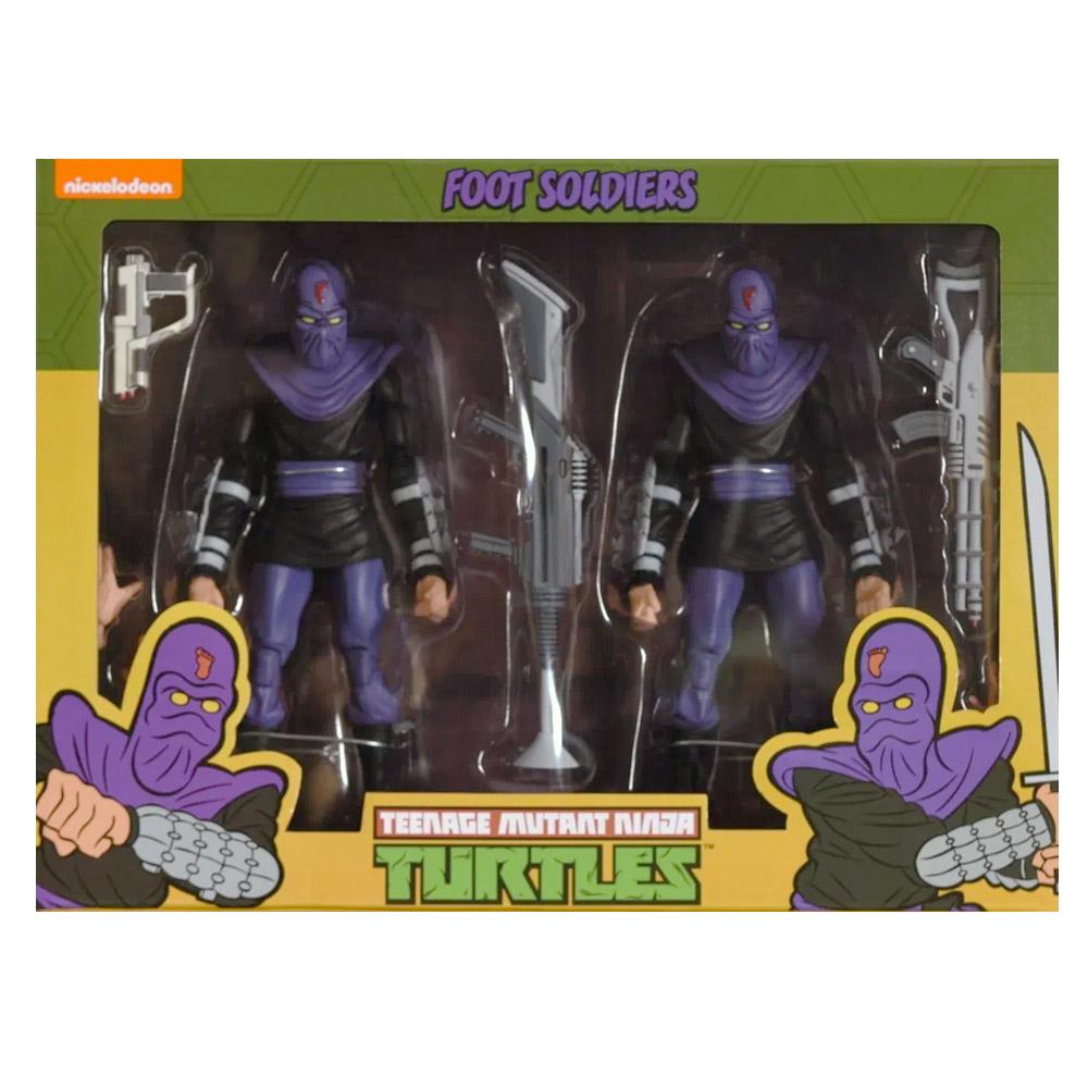 NECA TMNT Teenage Mutant Ninja Turtles Foot Soldier 2 Pack Action Figu –  Toyz in the Box