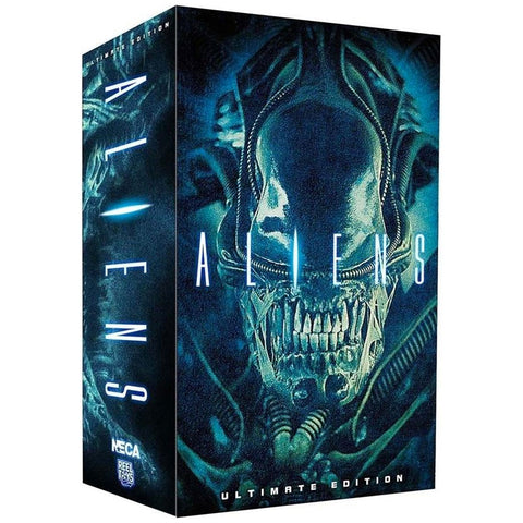 NECA Aliens Warrior Alien Blue Ultimate Edition box package front