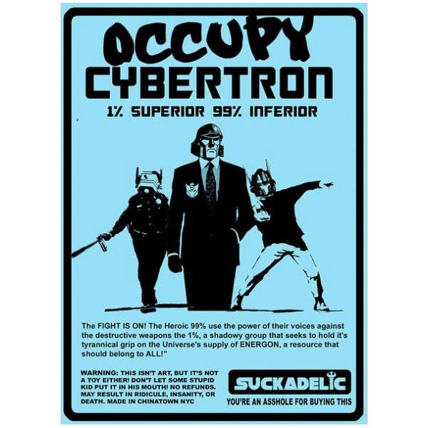 Suckadelic Occupy Cybertron Blue Suit One Percenter Suckadelic Occupy Cybertron Blue Suit One Percenter