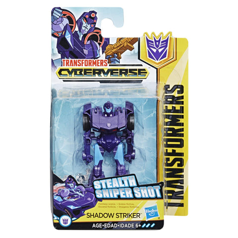 Transformers Cyberverse Scout Class Decepticon Shadow Striker Box Package