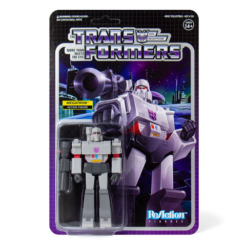 Super 7 Reaction Transformers Generation 1 G1 Megatron Box Package