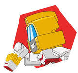 Transformers Botbots Series 1 Greaser Gang Spud Muffin #12 Character Art
