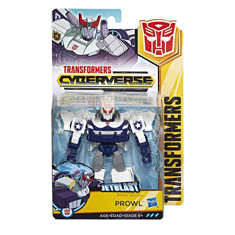 Transformers Cybververse Warrior class Autobot Prowl box package