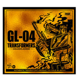 Transformers Golden Lagoon GL-04 Soundwave Leader Titans Return hasbro usa gold box package front