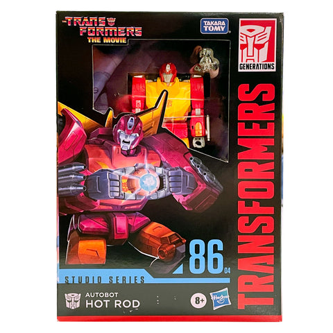 Transformers Movie Studio Series 86-04 G1 Voyager Hot Rod Bubbleless Variant Box package front