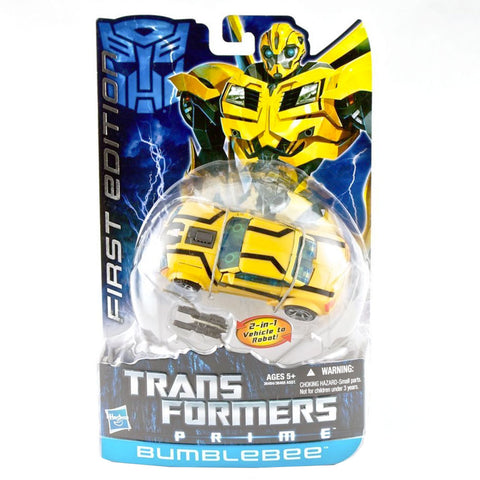 Transformers Prime First Edition 001 Deluxe Bumblebee Hasbro USA Box Package Front