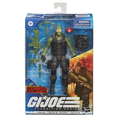 Hasbro G.I. Joe Classified Series 10 Beach Head 6-inch Box Package Front