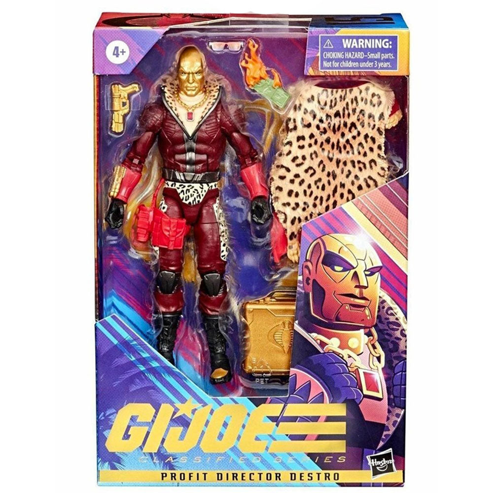 G.I. Joe Classified Series 15 Profit Director Destro Gold Face Toy