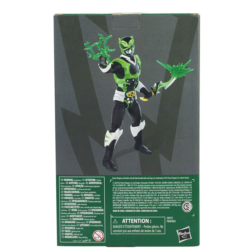 Power rangers lightning collection high quality green psycho ranger