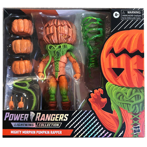 Hasbro Power Rangers Lightning Collection Spectrum Series Mighty Morphin Pumpkin Rapper Monster Target Exclusive Box Package Front