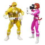 Hasbro Power Rangers Lightning Collection Teenage Mutant Ninja Turtles TMNT Morphed April O'Neil Michelangelo 2-pack action figure toys