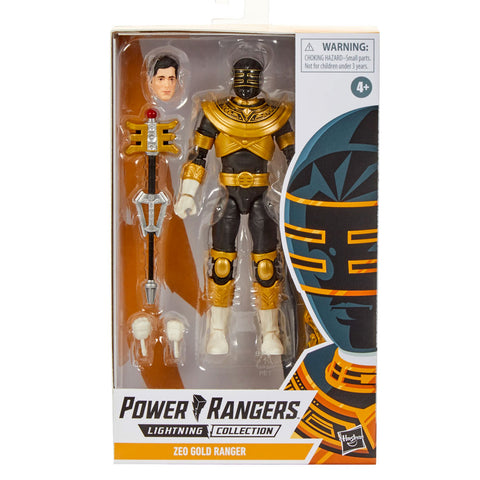 Hasbro Power Rangers Lightning Collection Zeo Gold Ranger Box Package Front