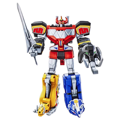 Hasbro Power Rangers Mighty Morphin Megazord Combiner robot toy zord complete set bundle