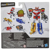 Hasbro Power Rangers Mighty Morphin Tyrannosaurus Rex Dinozord Megazord combiner box package back