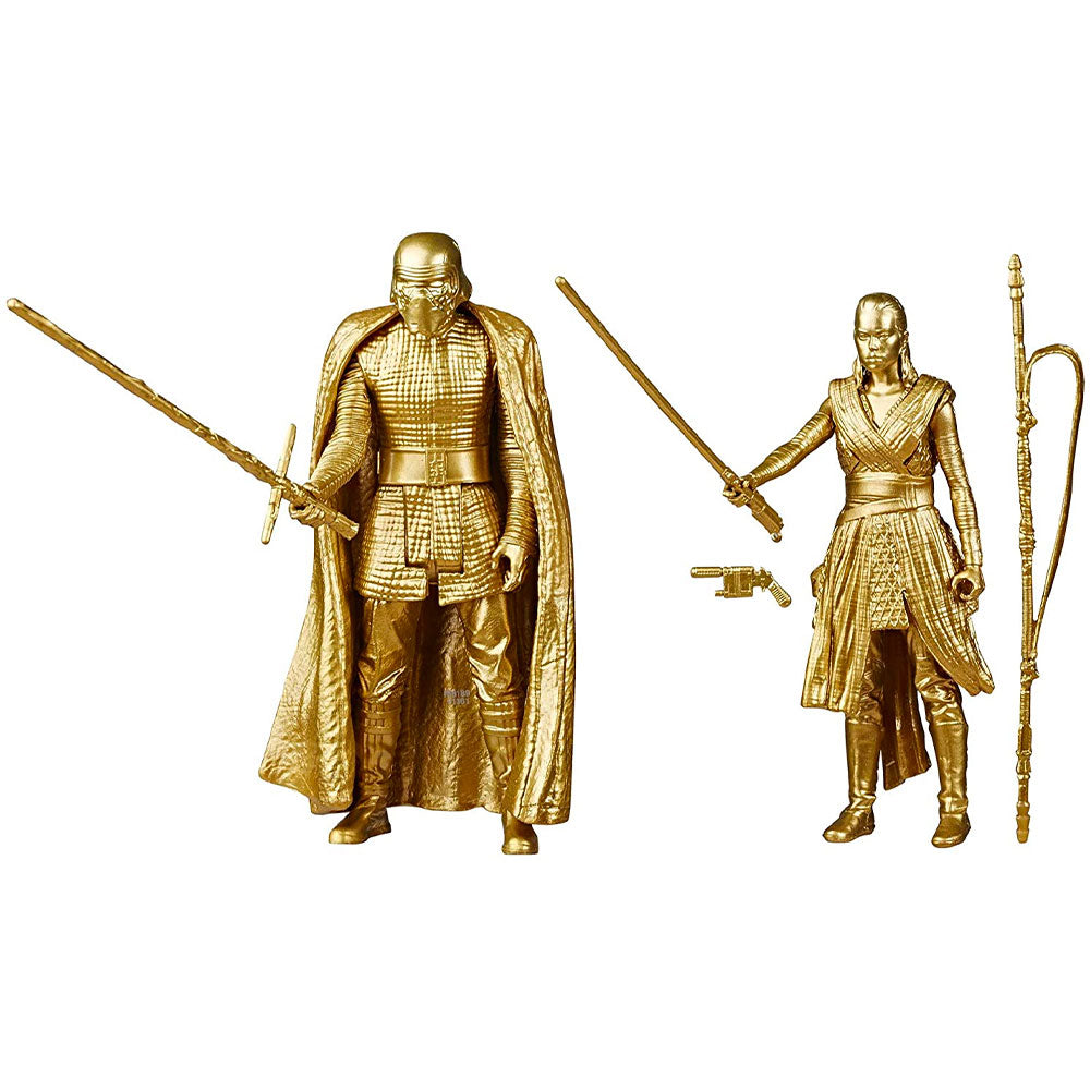 Star Wars Skywalker Saga Commemorative Edition Gold Kylo Ren & Rey - 2-Pack Star Wars Skywalker Saga Commemorative Edition Gold Kylo Ren & Rey - 2-Pack