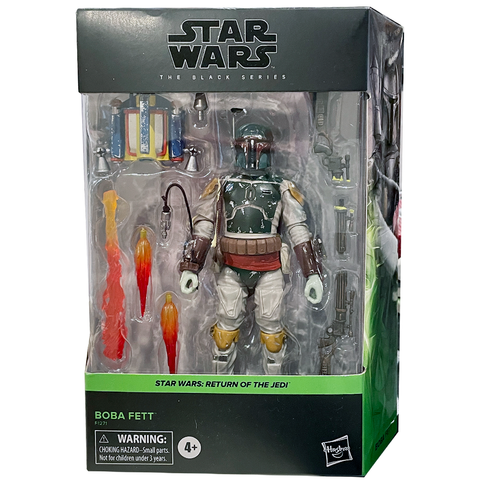 Hasbro Star Wars The Black Series ROTJ Boba Fett Deluxe Box Package Front