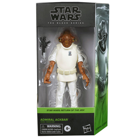 Hasbro Star Wars The Black Series ROTJ 01 Admiral Ackbar box package front