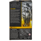 Hasbro Star Wars The Black Series Cad Bane Box Package Back