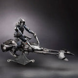 Hasbro Star Wars The Black Series Imperial Shadow Squadron Giftset Target Exclusive Speeder Bike Black