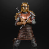 Hasbro Star Wars The Black Series Mandalorian Armorer Deluxe Exclusive Pulsecon 2020 action figure toy kneel