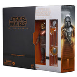 Hasbro Star Wars The Black Series Mandalorian Armorer Deluxe Exclusive Pulsecon 2020 box package inner open angle