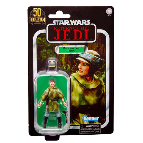Hasbro Star Wars The Vintage Collection VC191 Princess Leia Endor Lucasfilm 50th Walmart Exclusive box package front