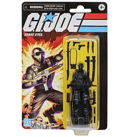 Hasbro G.I. Joe Vintage Reissue Snake Eyes 3.75 inch box package front