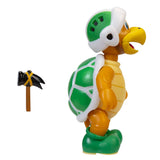 Jakks Pacific World of Nintendo Super Mario Hammer Bro with Hammer reissue 4-inch action figure toy accessories side