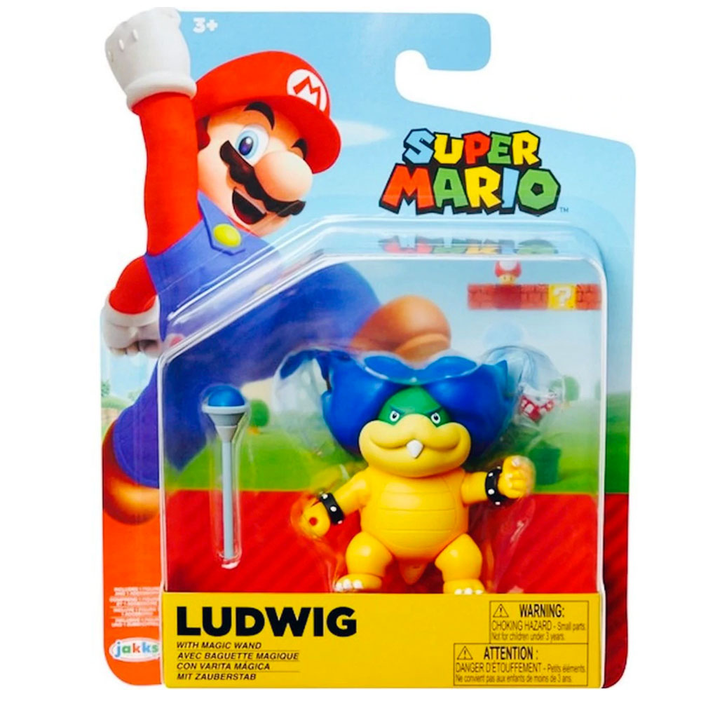 World of Nintendo Super Mario Ludwig Koopa - 4-inch
