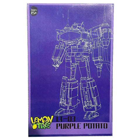 Lemon Tree Toys LT-03 Purple Potato 3P Third Party Shockwave The Revenge Transforming Robot Toy Box Package Front