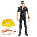 Mattel Jurassic Park Amber Collection Doctor Ian Malcolm Jeff Goldblum Action figure toy accessories