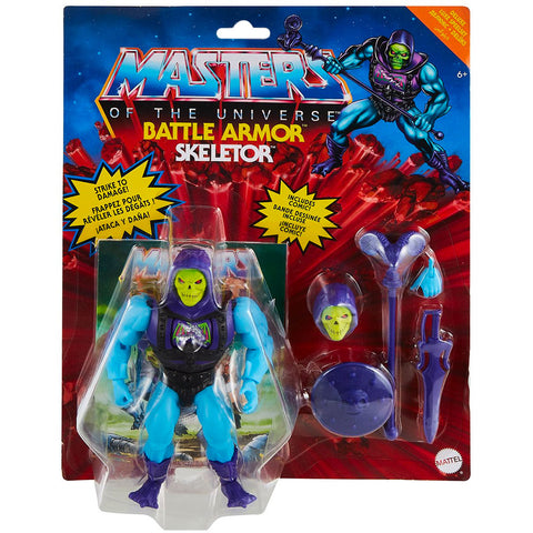 Mattel Masters of the Universe MOTU Origins Deluxe Battle Armor Skeletor box package front
