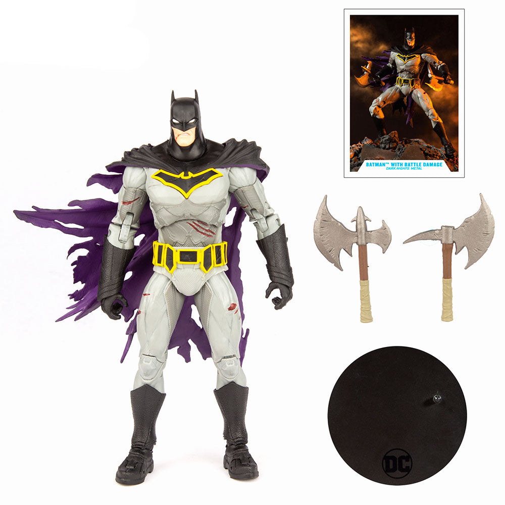 McFarlane Toys DC Multiverse Batman With Battle Damage Dark Nights: Metal - 7-inch McFarlane Toys DC Multiverse Batman With Battle Damage Dark Nights: Metal - 7-inch
