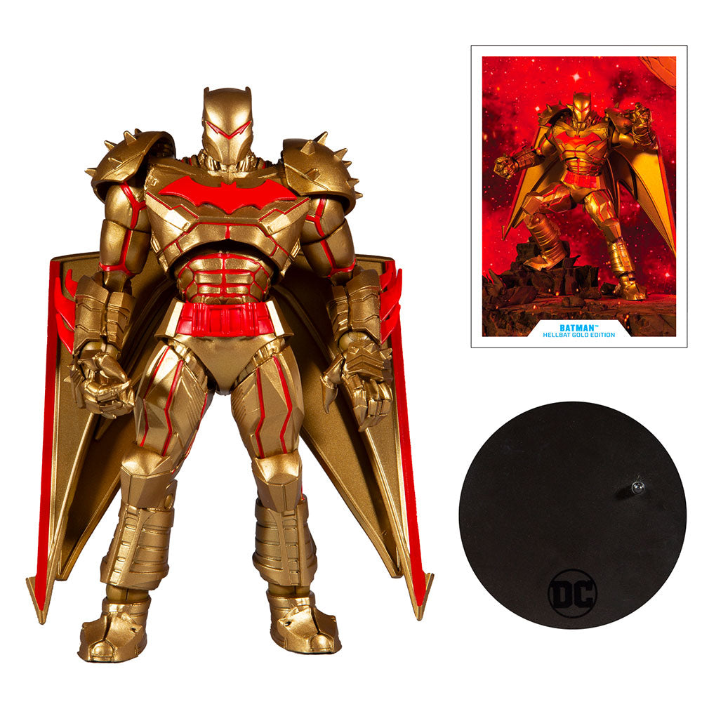 Buy McFarlane Toys DC Multiverse Hellbat Suit Batman Gold Edition