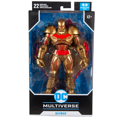 Mcfarlane Toys DC Multiverse Hellbat Suit Batman Gold Edition Box Package Front