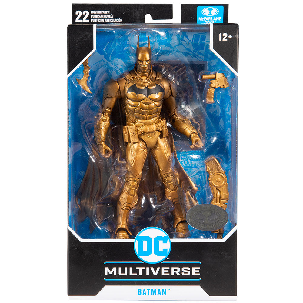 McFarlane Toys DC Multiverse Platinum Edition Batman Arkham Knight Bronze  Chase - 7-inch