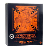 Mondo MOTU Masters of the Universe Man-at-arms exclusive heroic master of weapons box package front
