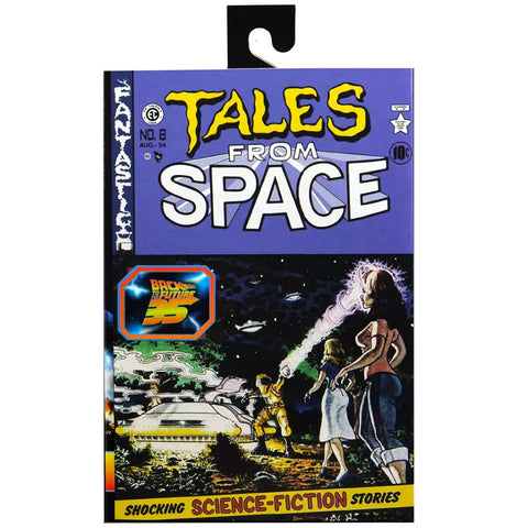 NECA BTTF Back to the Future Tales from Space Marty McFly Darth Vader target exclusive box package front