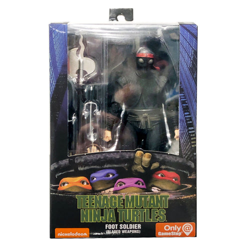 NECA TMNT Teenage Mutant Ninja Turtles 90s Movie Foot Soldier Bladed Weapons Box Package Front