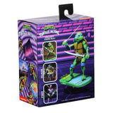 NECA TMNT Teenage Mutant Ninja Turtles In Time Leonardo Video Game Box Package Back