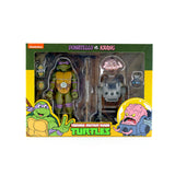 NECA TMNT Teenage Mutant Ninja Turtles Donatello vs. Krang two-pack Target exclusive Box Package Front