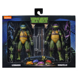 NECA TMNT Teenage Mutant Ninja Turtles 90s movie leonardo donatello 2-pack box package front