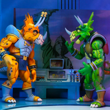 NECA TMNT Teenage Mutant Ninja Turtles Cartoon Zarax Zork 2-pack action figure toys conversation